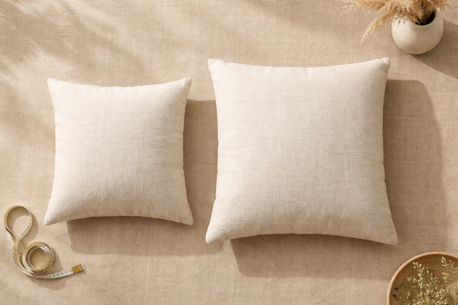 18×18 vs 20×20 Pillow Covers: Best Insert Size for a Full, Designer Look